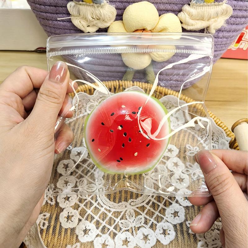 Fruit Squishy Toy Watermelon Strawberry Banana Anti-Stress Squeeze Toys Super Soft Slow Rise Reduce Pressure Birthday Favor Gift