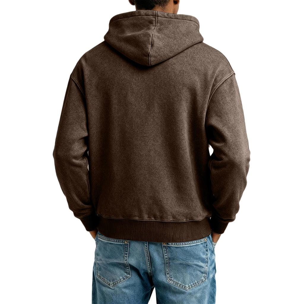 Mens Color Hoodies Distressed Look Full Zip Up Hoodies Spring Fall Casual Hooded Outerwear Jacket