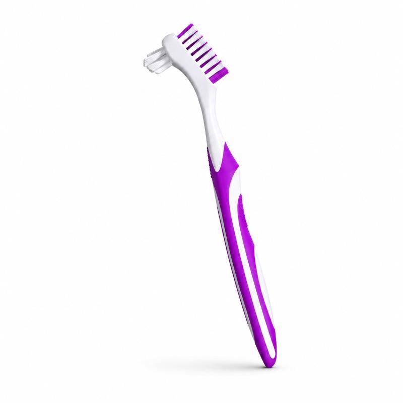 1Pc Double Sided Denture Toothbrush Cleaning Brush Invisible Braces Retainer Cleaner Descaling Brush