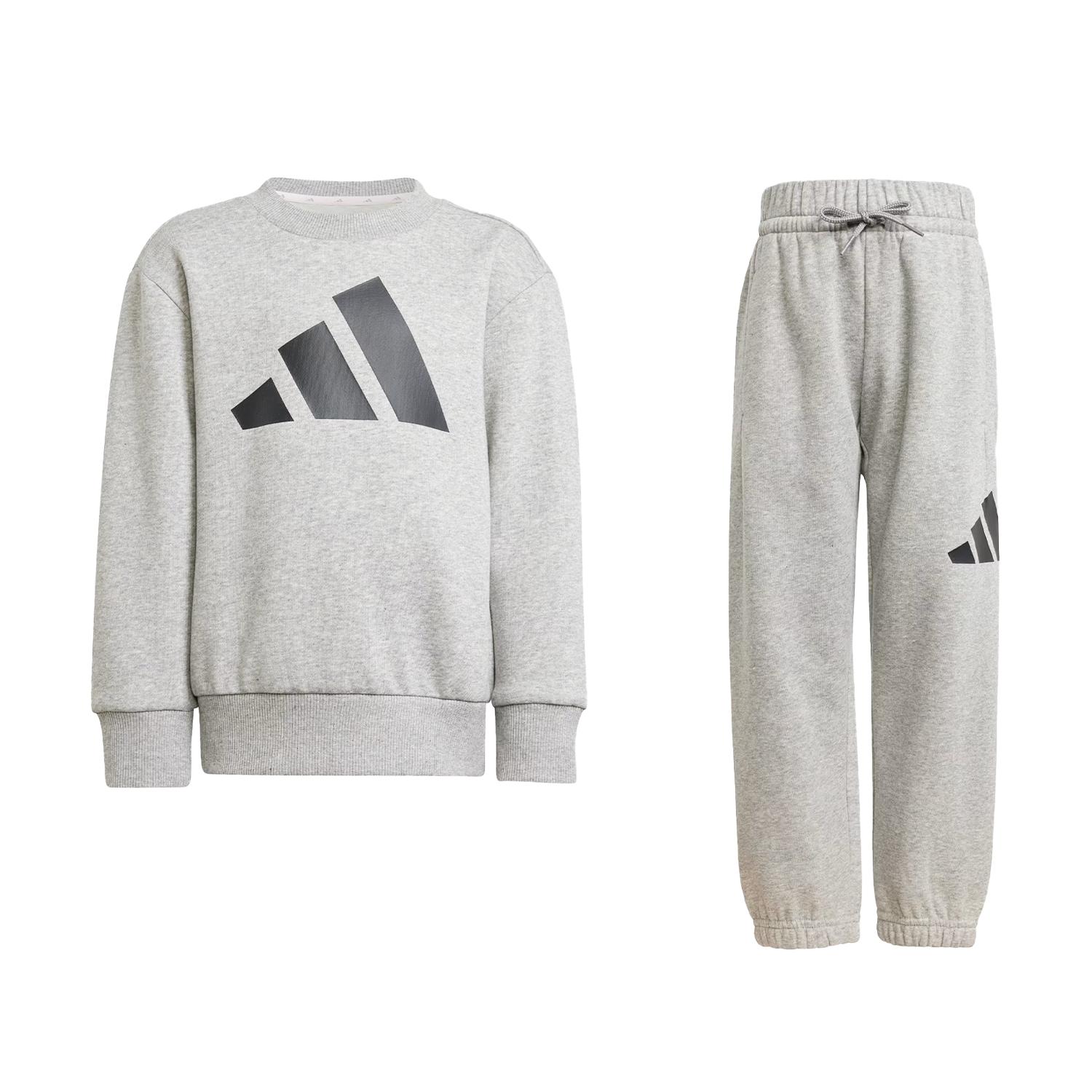 

Adidas Casual Sportswear ESSENTIALS FW24 Medium Gray/Black Children Aged 3 7 Years Old JC9725 128