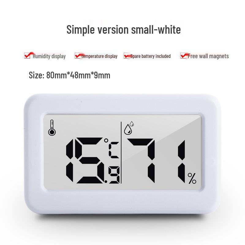 Pandun 1cm Thin Digital Indoor Thermometer & Hygrometer for Smart Homes