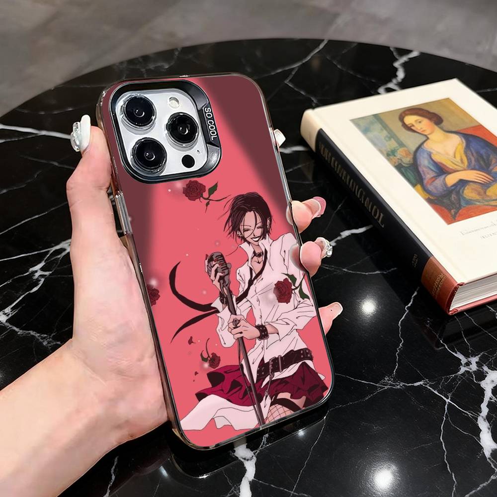 Cool Girl O-Osaki NO N-Nana-es Phone Case For iPhone 17,16,15,14,13,12,11 Plus,Pro Max,XS,Colorful Silver Phone Case Funda Cover