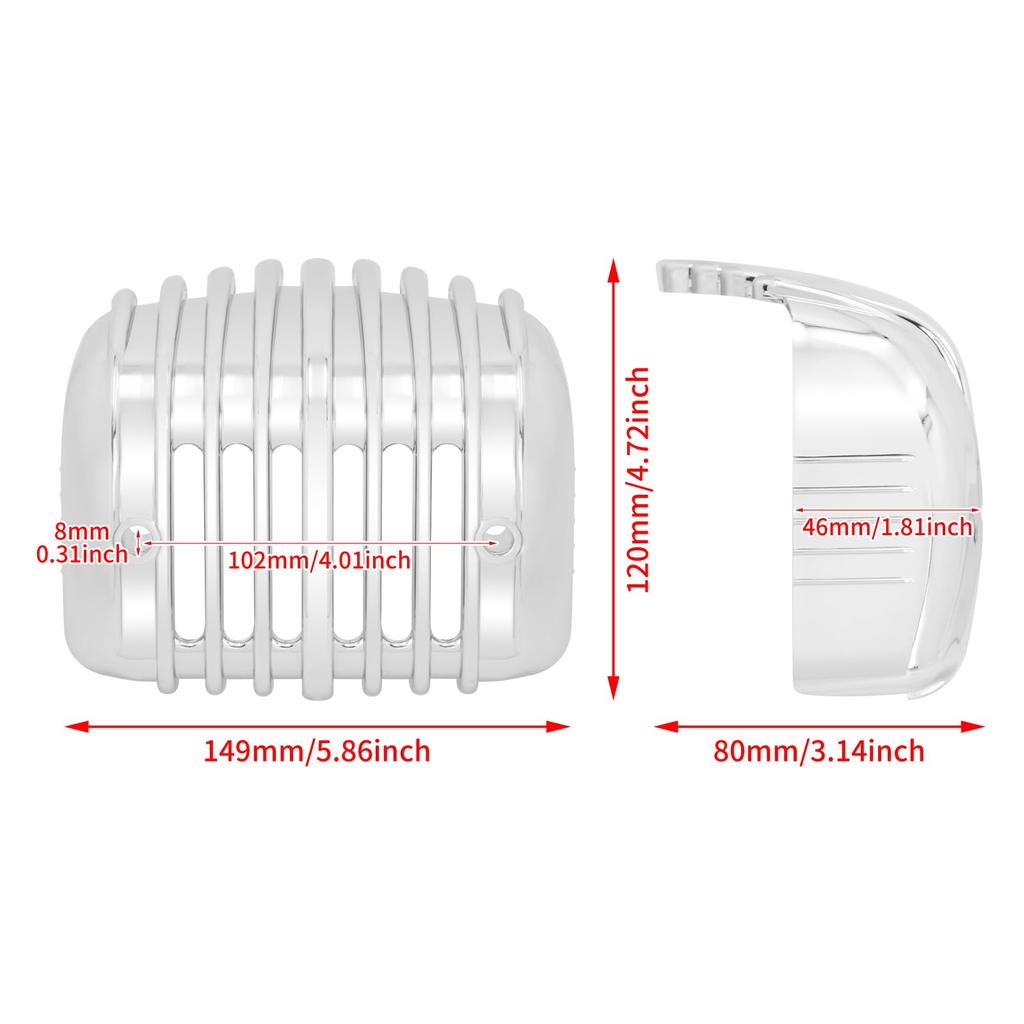 HDBUBALUS Voltage Regulator Protection Cover Fairing Protector for Harley Softail FXS FXSB FLSTSB FXSTC