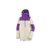 Shell Jacket Color Block Zipper Hooded Long Sleeve Jacket Women Jackets White LC2161200