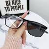 TR90 Frame Photochromic Glasses Lightweight Anti-Blue Light  Glasses Myopia Eyewear  Men Women