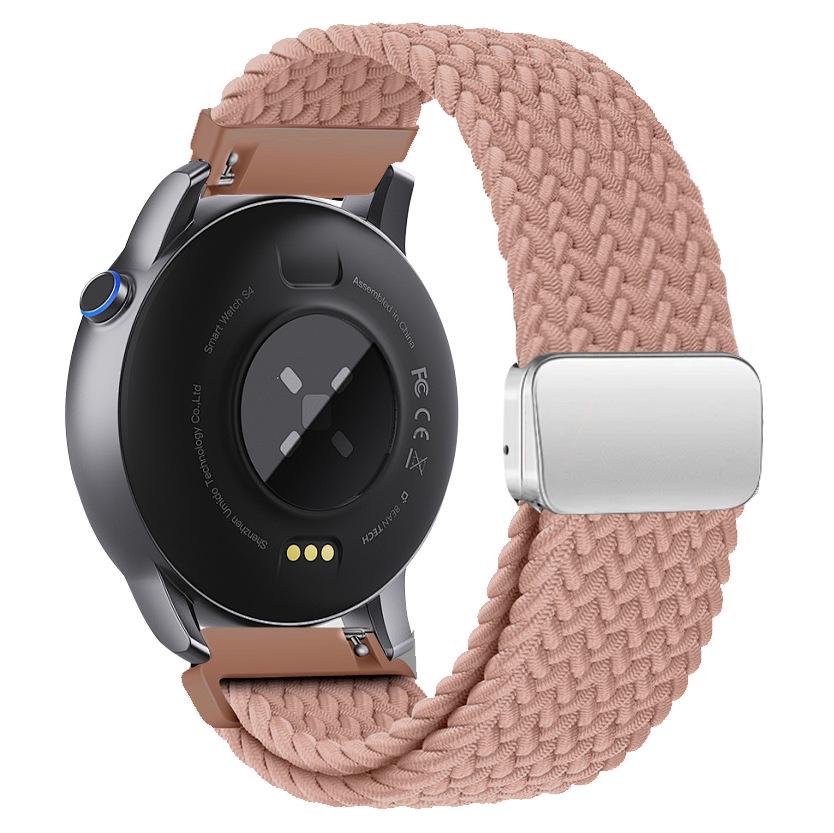 Universal Woven Nylon Magnetic Buckle Watch Band for Huawei/Samsung - 18mm, 20mm, 22mm