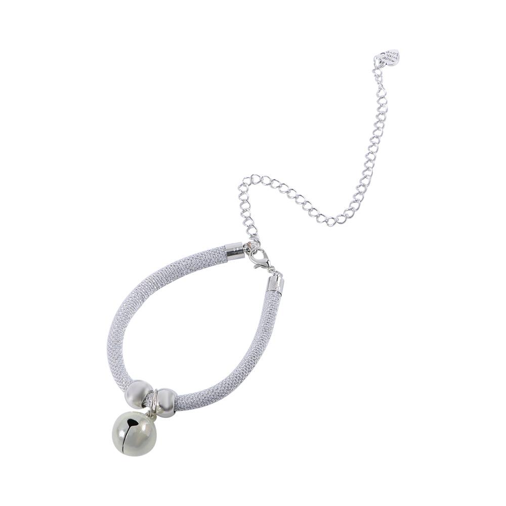 Fashion Pet Bell Collar Necklace Nylon Fabric Kitten Accessory Cats Collar With Extension Chain Cats Puppy Decoration Product