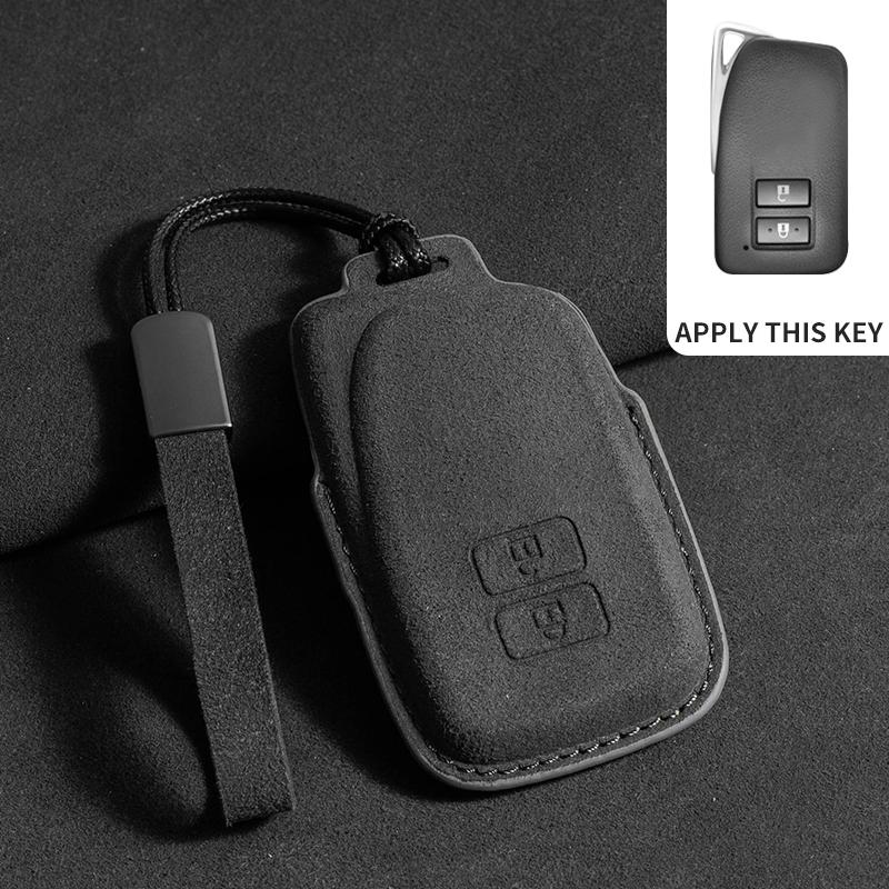 

Suede Car Key Case Cover For Lexus Es200 Es300H Rx300 Rx350H Nx260 Is300 Ls Uxnx Rz Key Case Car Key Holder Keychain Accessories