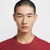 Nike T Shirts Men's Burgundy Crew Neck Moderate