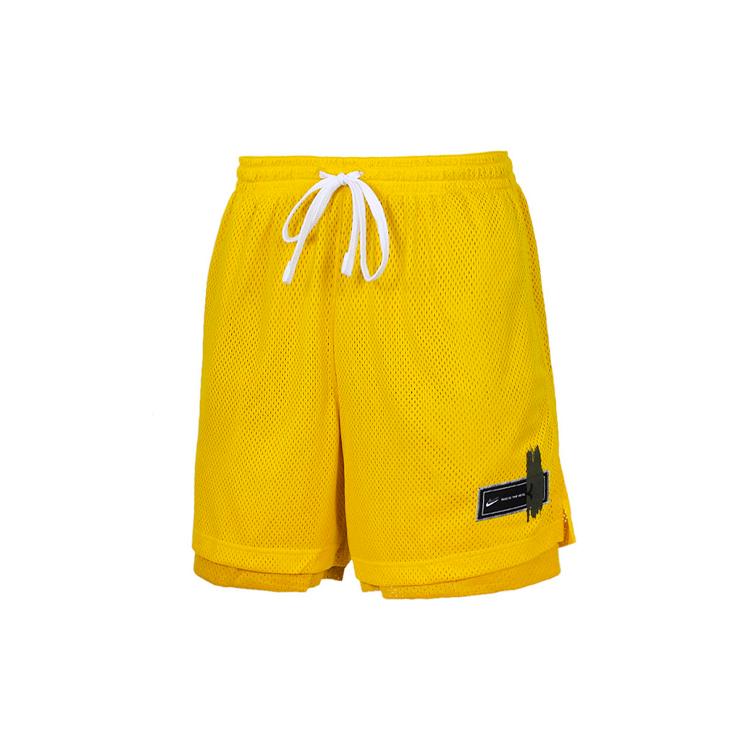 

New Nike Casual Shorts Men Yellow CD0368-735 L