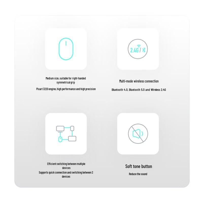 Rapoo M350L Multi-mode Wireless Mouse