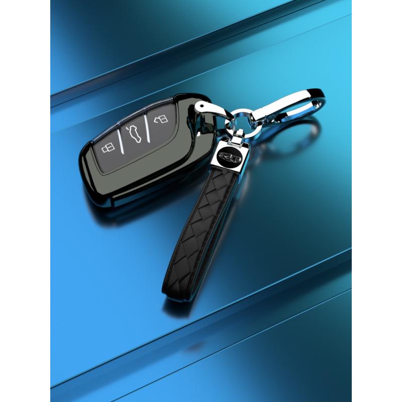 Roewe RX5 Plus/Max Key Case: Full Coverage Shell with Decorative Buckle for 2022 Model