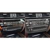 For BMW X5 X6 F15 F16 14-19 Car Styling Real Carbon Fiber Car CD Control Panel Stickers CD Panel Frame Decorations