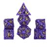 Set di Dadi Metallici Vuoti D&D Dadi Metallici Vuoti D&D 7 Pezzi Dadi Poliedrici