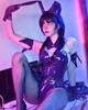 Yakuwa Nazumi Purple Bunny Cosplay Adult Cultural Event Stage Yakuwa Nazumi Cosplay Nazumi Bunny [Kanzu Ryohin] Cosplay, Suit, Costume, Costume,