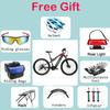 RANDRIDE YG90 Electric Bicycle 1000W 48V17AH Shimano Hydraulic Brake Ebike with Full Suspension 21 Gears Shift Free Rack