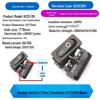 Thin Flat KCD1-110 Rocker Switch, 2 Pin Positions, Red/Black, 6A, 250V, 9.5x21mm