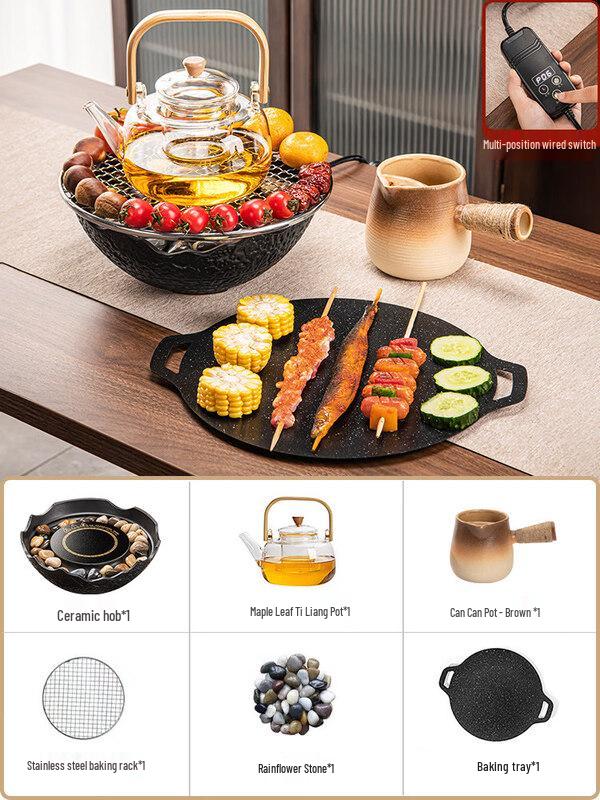 ZISIZ Indoor Tea Ceremony & Grilling Stove Set
