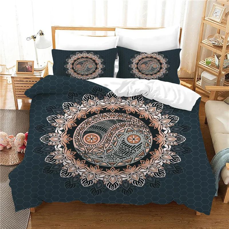 Red Home Textile Duvet Covers Set Bohemia Wedding Bedding Set 2pcs 3 Pcs Bed Comforter Double Bed Bedding Sets Super King