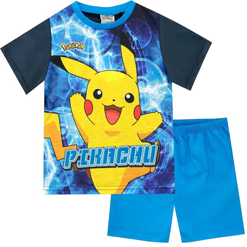 2026 pokemon Mode T-shirt Short Ensembles 2 Pièces pour Enfants Vêtements de Sport pikachu Imprimé 3D Garçons Filles T-shirts Tenues d'Été