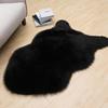 Tappeto e Cuscino in Lana Sintetica Peluche per Soggiorno