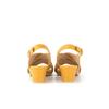 Daks 4cm Cross Leather Semi Dress Sandals Dld301 Mustard