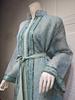 AB333 Elegant Middle Eastern Two-Piece Robe Set with Belt - Dubai Long Cardigan Dress