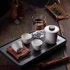 Yuzhuxun Nordic Glass Travel Tea Set