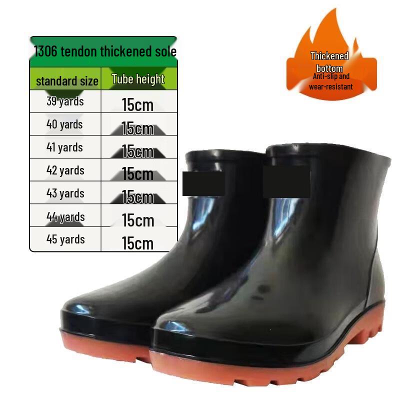 Men s Waterproof Work Rain Boots