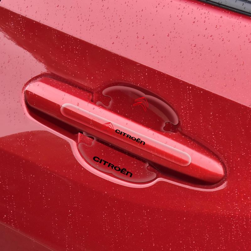 4/8 buc Autocolante Protectoare Anti-coliziune pentru Mânerele Portierei Mașinii Pentru Citroen C3 C5 AIRCROSS C5X C4 Cactus e-C4 X e-C3 Berlingo C-Elysee