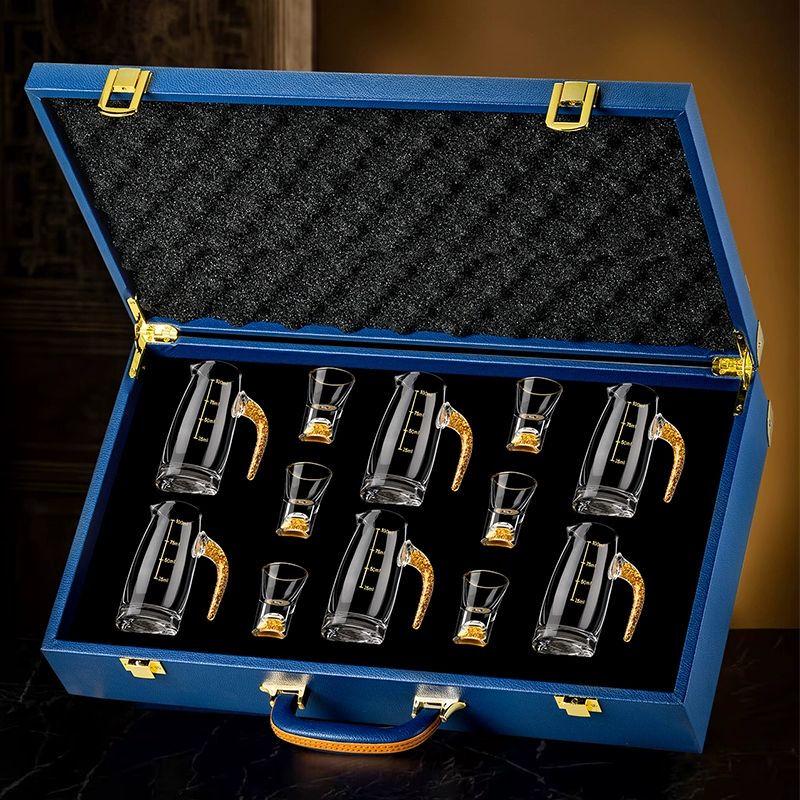 Набор хрустальных рюмок для байцзю класса люкс