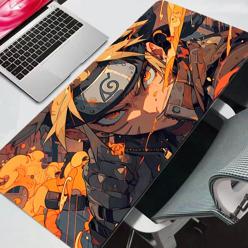 Anime Computer Mouse Pad Naruto Gamer Mouse Pads Large Gaming Mousepad XXL Desk Mause Pad Keyboard Mouse Carpet durable