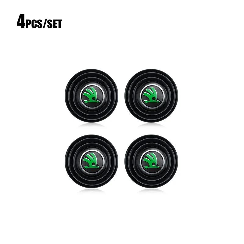 

Автомобильная наклейка 2025 Новая ударопрочная силиконовая прокладка-бампер на дверь автомобиля Аксессуары Для Skoda Octavia Superb Rapid Kodiaq Karoq Fabi