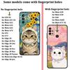 Cartoon Cute Cat Phone Cover Case for Motorola Moto G22 Edge40 G51 G73 G60s G50 Edge 20 Pro 30 Lite G53 G30 G52 G32 G71