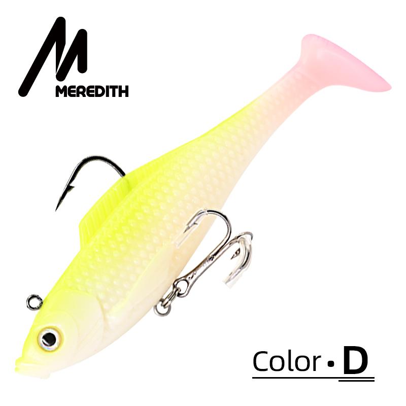 MEREDITH Soft Minnow Bait 10cm/18g & 12.5cm/27g 3pcs Lead Jig Pike Bass JXJ01