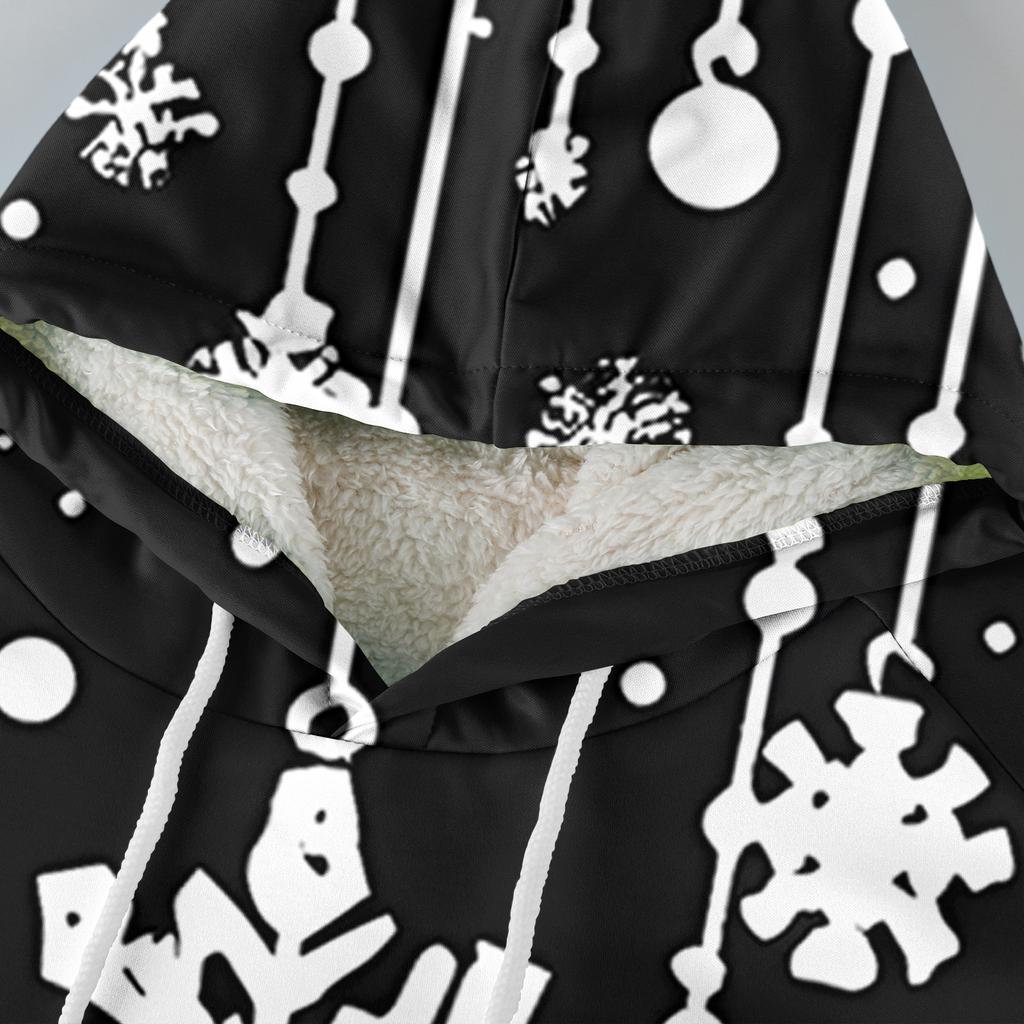 Men's Casual Long-Sleeve Fleece Hoodie With Pockets