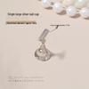 Minimalist Wooden Nail Art Practice Base & Wearable Metal Finger Holder
