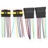 2 Sets 10cm Wire Car Electrical Connector Waterproof Electrical Connector Automotive Wiring