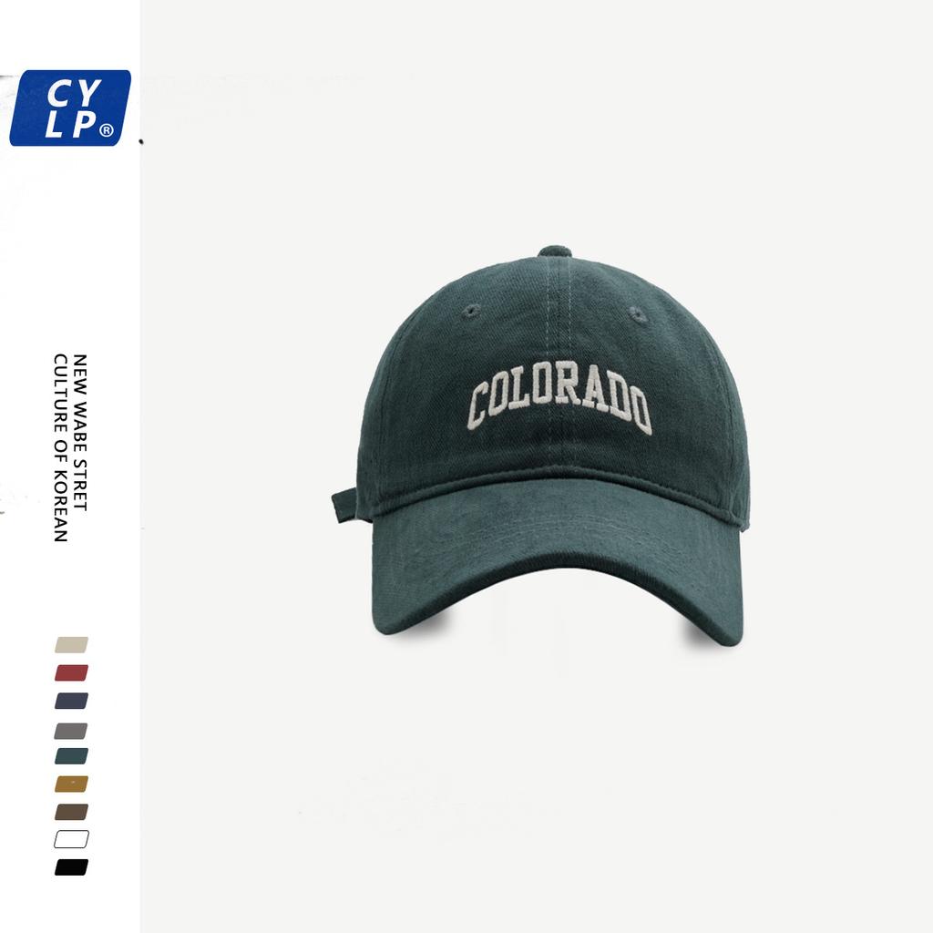 Hat Female Couple Street Tide Brand Letter Embroidery Baseball Cap Korean Version Cap Men