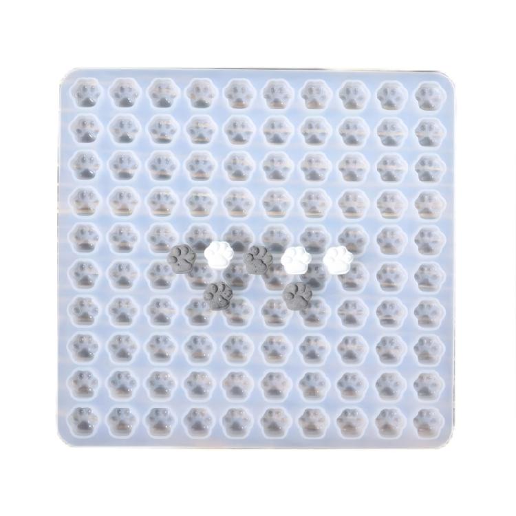 

Cats Paws Nail Art Silicone Mold Manicure Training Tool Professional Manicure Supply Handmade Moulds for Various Occasions 1