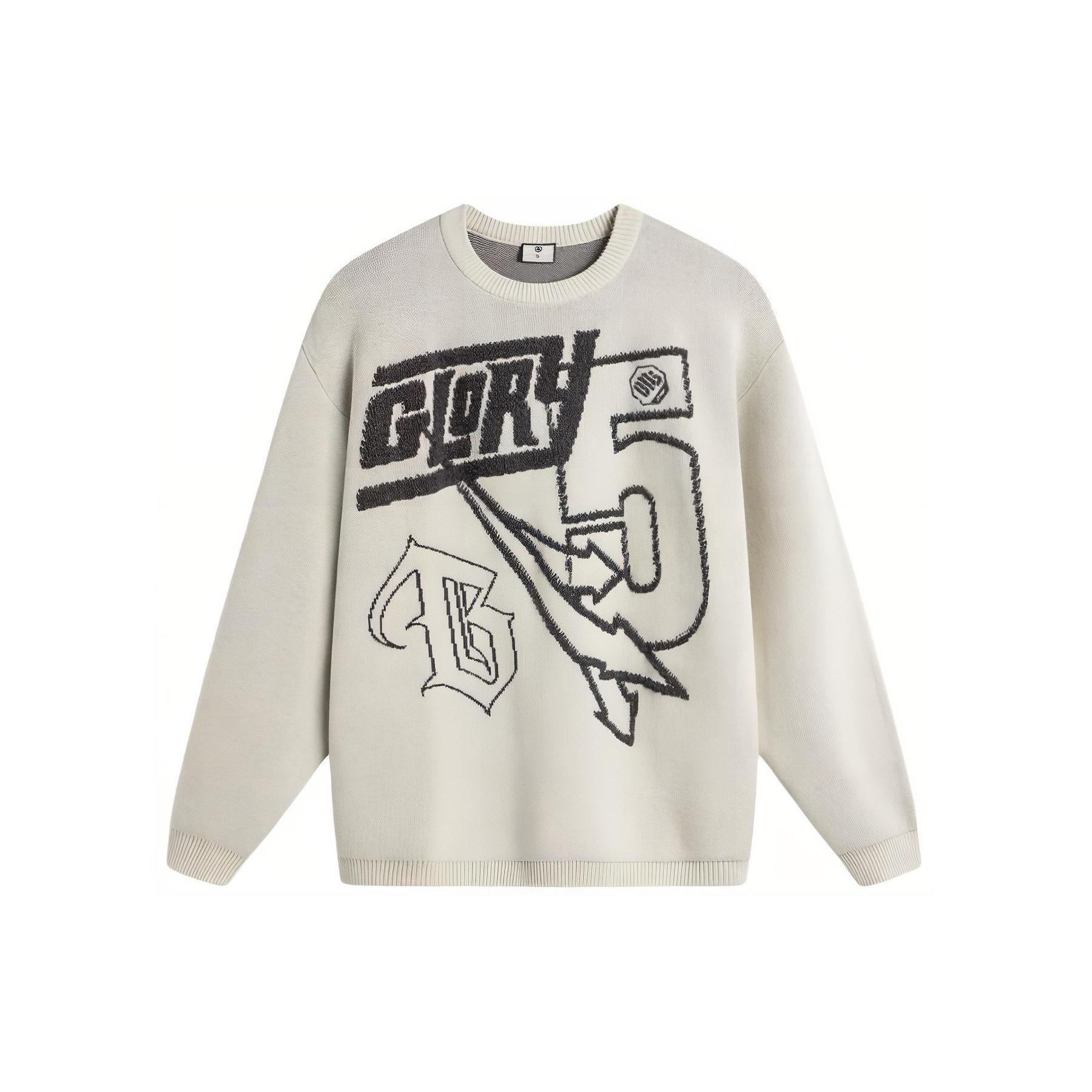 Мужская вязаная одежда Li Ning Badfive Кремово-желтая AMBT259-1 2XL