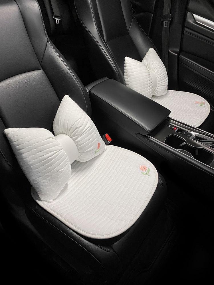 Roztomilý polštář do auta za krk s podporou pasu pro ženy