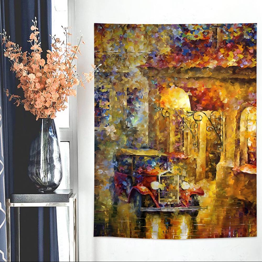 LLeonid Oil AAfremov Painting DIY Wall Tapestry Hanging Tarot Hippie Wall Rugs Dorm Home Decor