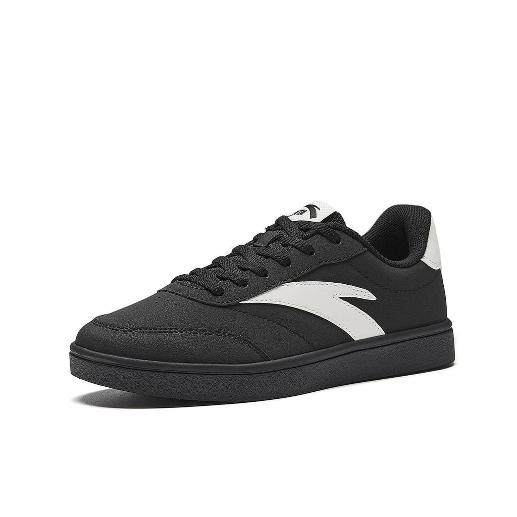 Anta Women's Low Top Classic Casual Sneakers Black Off White 922618099-5