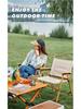 Ultralight Aluminum Folding Kermit Chair with Table for Outdoor Camping and Leisure Travel