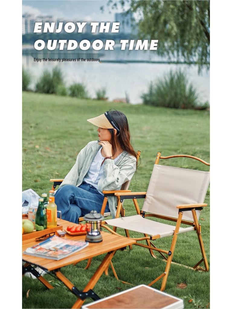 Ultralight Aluminum Folding Kermit Chair with Table for Outdoor Camping and Leisure Travel