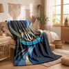 Coperta in Flanella con Stampa del Newcastle United Calcio Morbida Calda Coperta da Divano Letto per Casa Ufficio Camera da Letto