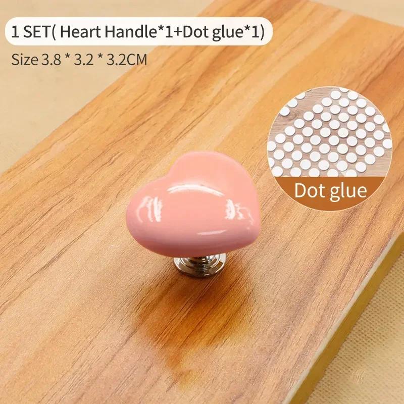 Heart Shaped Toilet Press Button Cute Rabbit Toilet Drain Button Tank Push Switch Nail Protector Love Button Bathroom Accessori