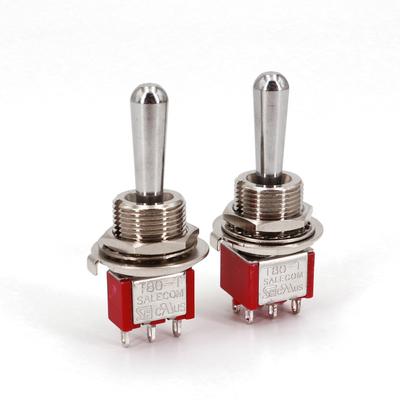 Řada SH T80-T Z1 s velkou dlouhou rukojetí 12mm pro montáž na panel Mini přepínací přepínač 5A 125VAC