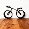 Mini Bicicleta Decoración de Escritorio Modelo de Bicicleta Minimalista 3D Adorno Escultura de Ciclismo Decoración de Estantería Decoración de Oficina en Casa Regalo